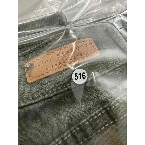 Social Standard Women’s High Rise Skinny Ankle Jeans in Prosperity Camo 12/31 - Picture 8 of 8